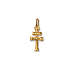 cruz de caravaca en oro