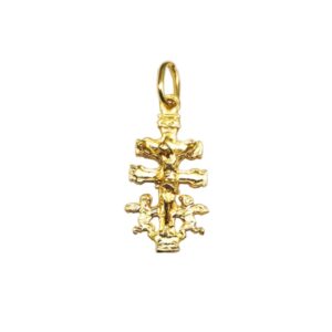 Cruz de Caravaca en oro