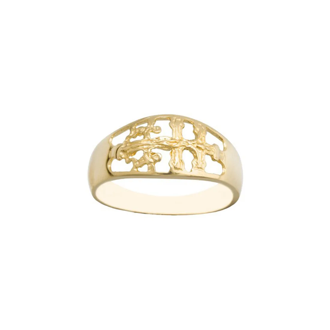 Anillo de oro con la Cruz de Caravaca