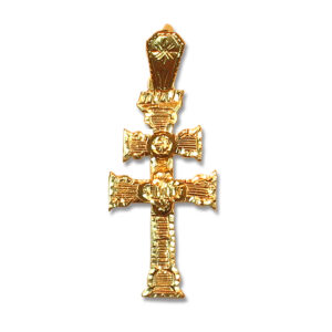Cruz de Caravaca en oro