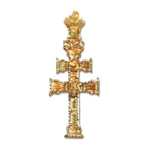 Cruz de Caravaca en oro