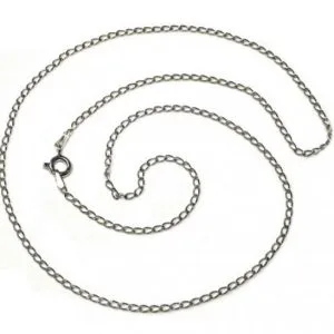 cadena de plata unisex