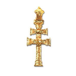 Cruz de Caravaca en oro