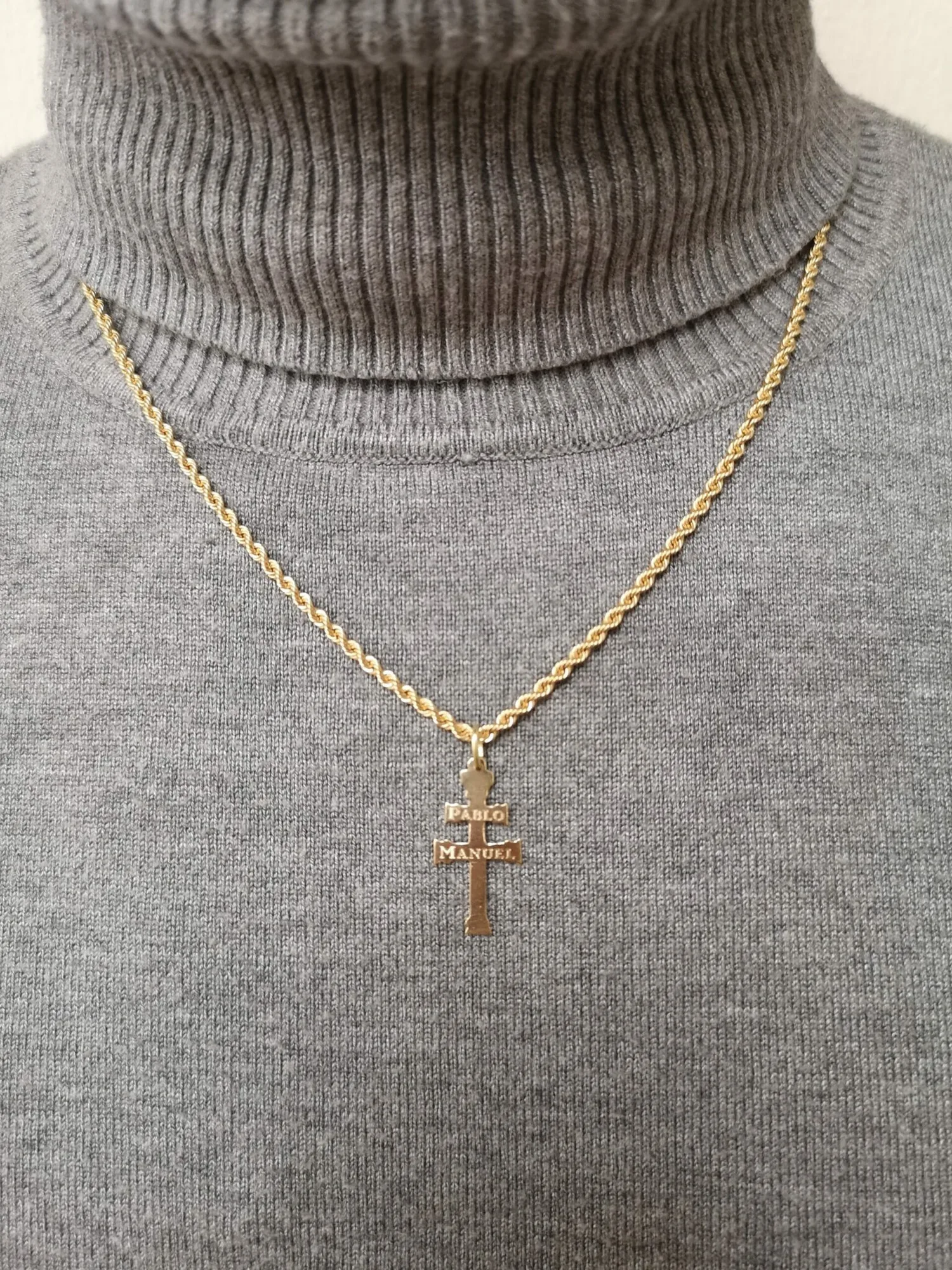 Cruz de Caravaca Personalizada Oro18k | 29mm - Imagen 5
