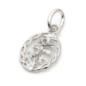 medalla Cruz de Caravaca en plata de ley