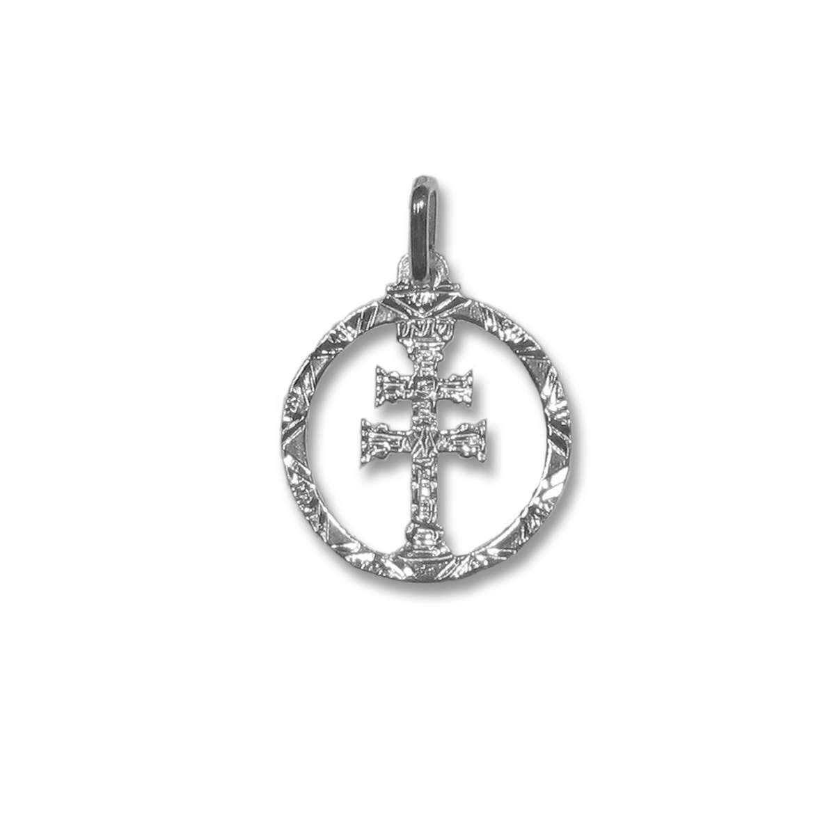 Cruz de Caravaca con circonitas