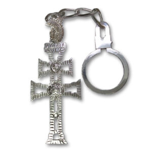 llavero cruz de caravaca