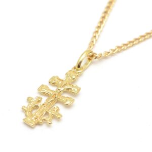 cruz de caravaca oro 18k top ventas amazon