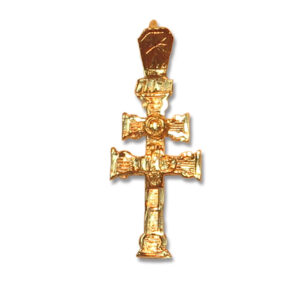 Cruz de Caravaca en oro