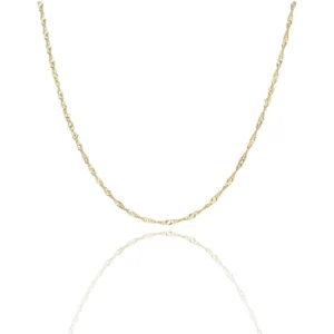 cadena de oro singapur corta