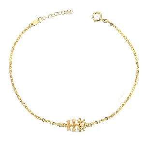 Pulsera Cruz de Caravaca oro