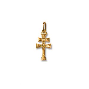 cruz de caravaca en oro