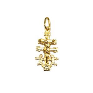 Cruz de Caravaca en oro
