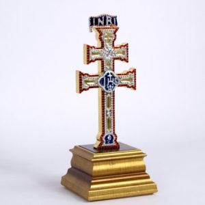 cruz de caravaca peana