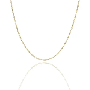 cadena de oro singapur corta